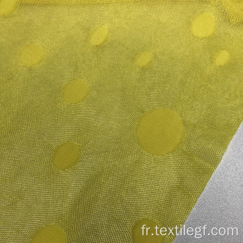 Tissu à tricoter Jacquard (jaune)